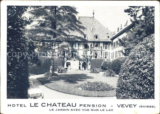 11644721 Vevey VD Hotel Le Chateau Pension Jardin