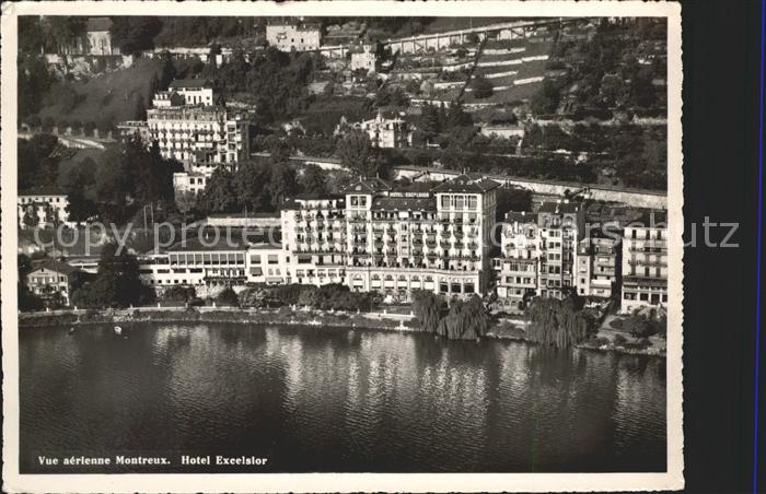 11644765 Montreux VD Hotel Excelsior Lac Leman vue aerienne