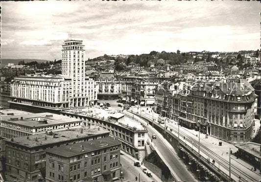 11646382 Lausanne VD Grand Pont et la Tour Bel Air