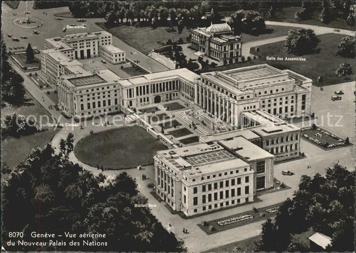 11646469 Geneve GE Vue aerienne du Nouveau Palais des Nations