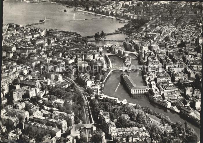 11646650 Geneve GE La Rade Vue aerienne