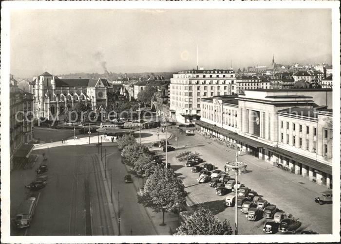 11646651 Geneve GE gare Cornavin et Notre Dame