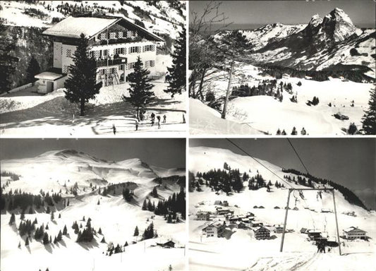 11646833 Stoos SZ Skihaus Neuer Skiclub Zuerich Skilift