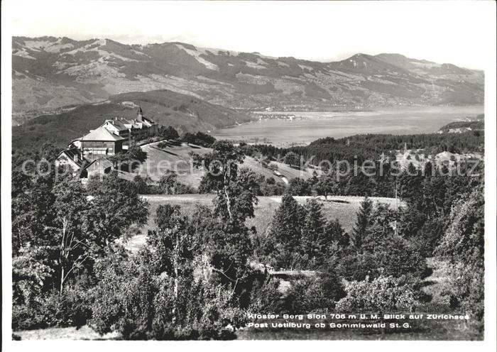 11645759 Uetliburg SG Kloster Berg Sion Blick auf Zuerichsee Alpenpanorama