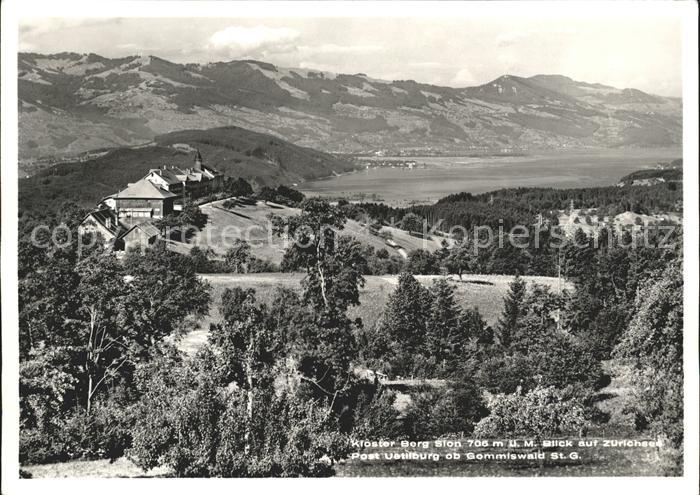 11645764 Uetliburg SG Kloster Berg Sion Blick auf Zuerichsee Alpenpanorama