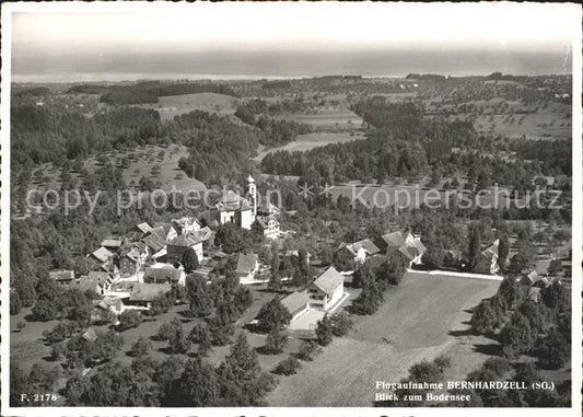 11646310 Bernhardzell Blick zum Bodensee Fliegeraufnahme