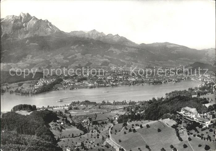 11647972 Luzern LU Fliegeraufnahme Kurhaus Sonn-Matt