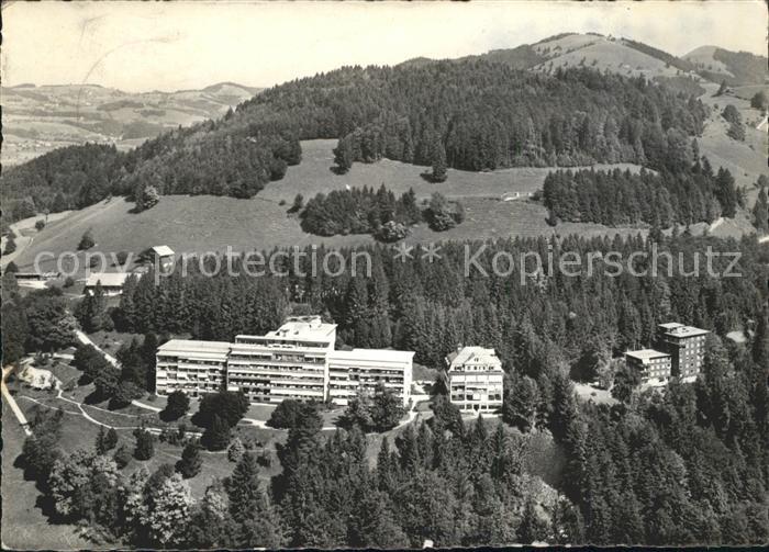 11640872 Wald ZH Zuercher Heilstaette Faltenberg mit Scheidegg Fliegeraufnahme