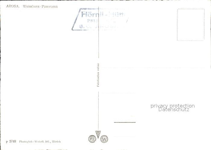 11640877 Arosa GR Weisshorn Panorama Berninagruppe