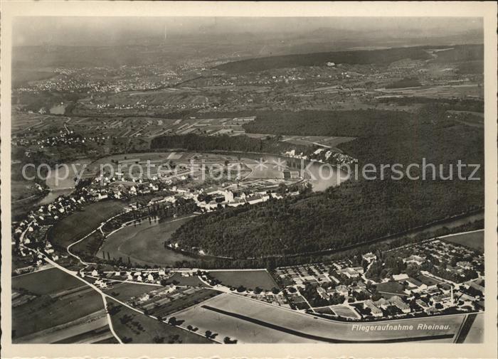 11641314 Rheinau ZH Fliegeraufnahme Rheinschleife