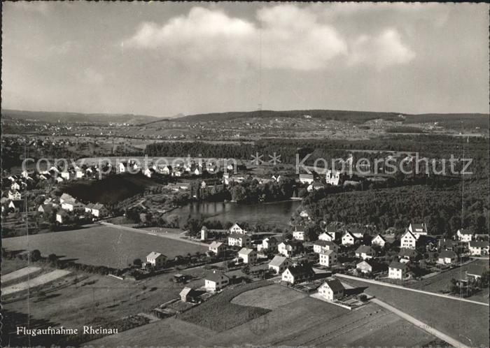 11641316 Rheinau ZH Fliegeraufnahme Rheinschleife