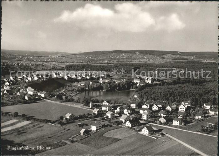 11641317 Rheinau ZH Fliegeraufnahme Rheinschleife