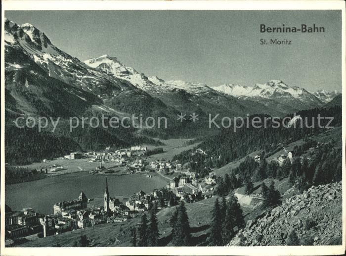 11650129 St Moritz GR Panorama Berninabahn