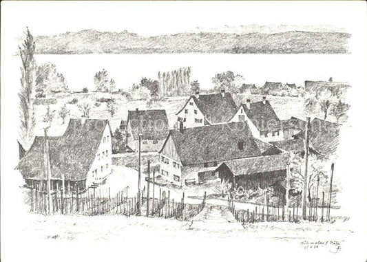 11650359 Zuerich Zuercherdorf Illustration