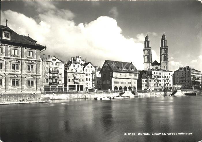 11650371 Zuerich Limmat Grossmuenster