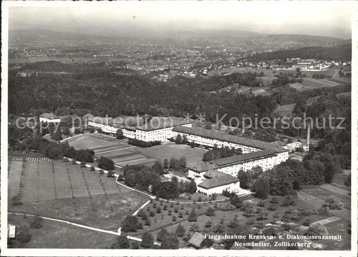 11650404 Zollikerberg Fliegeraufnahme Kranken und Diakonissenanstalt