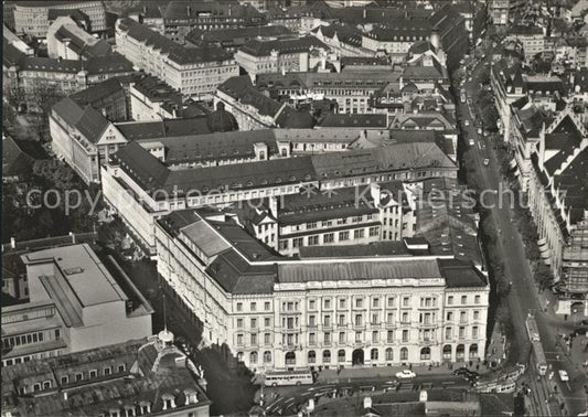 11650412 Zuerich Fliegeraufnahme Bankgebaeude der Schweizerischen Kreditanstalt