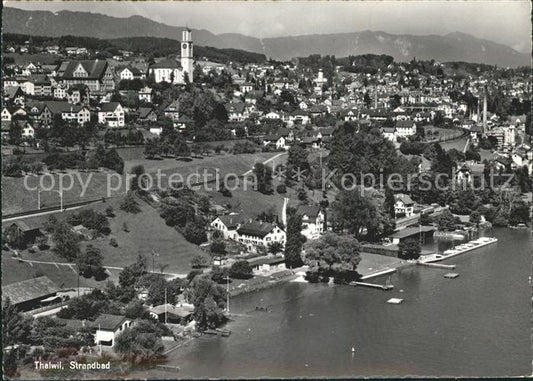 11650620 Thalwil Strandbad Fliegeraufnahme