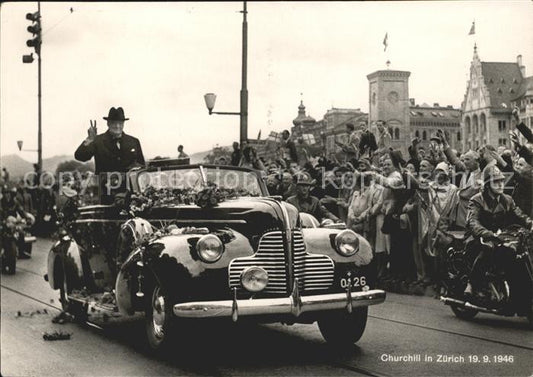 11650696 Zuerich Churchill in Zuerich 1946