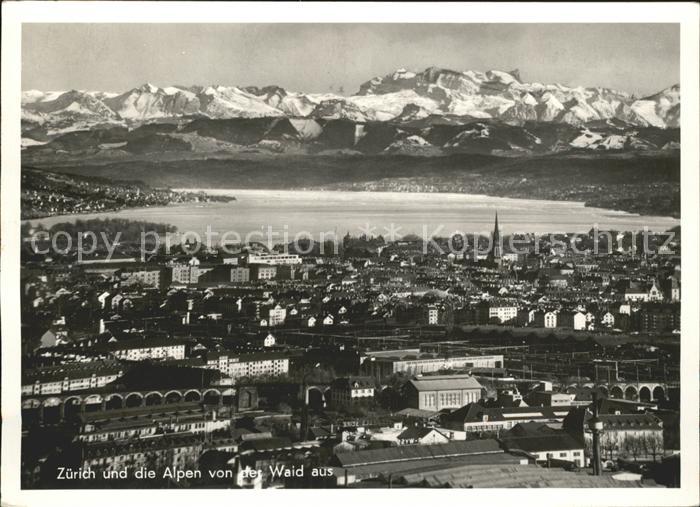 11649392 Zuerich Blick von der Waid auf Z?richsee