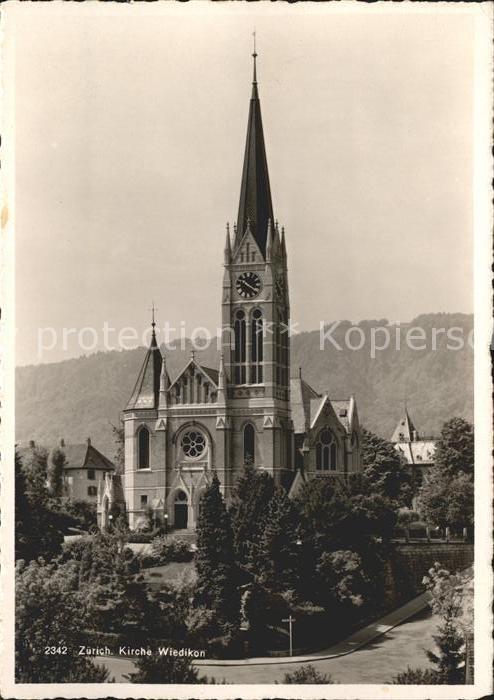 11649606 Zuerich Kirche Wiedikon