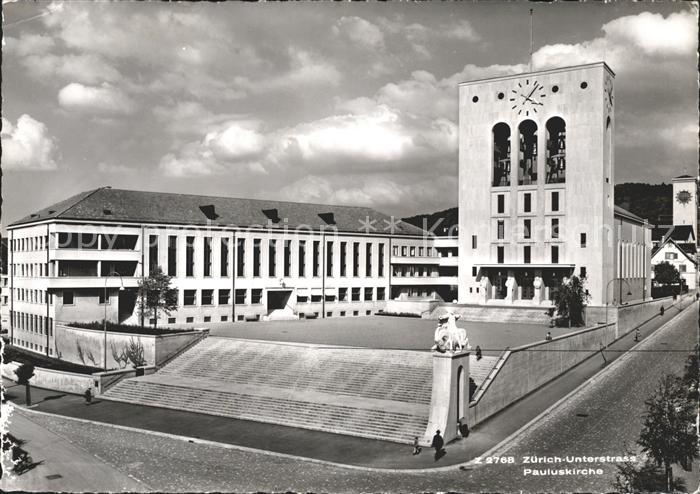 11657696 Zuerich Pauluskirche Unterstrasse