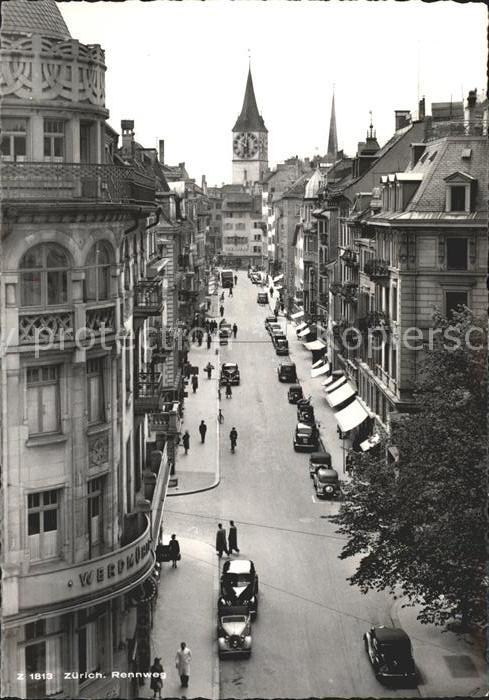 11657734 Zuerich Rennweg Autos