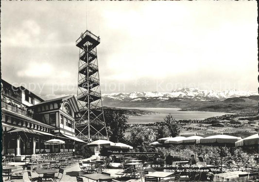 11657856 Uto Kulm Gartenterrasse Zuerichsee Alpen Aussichtsturm