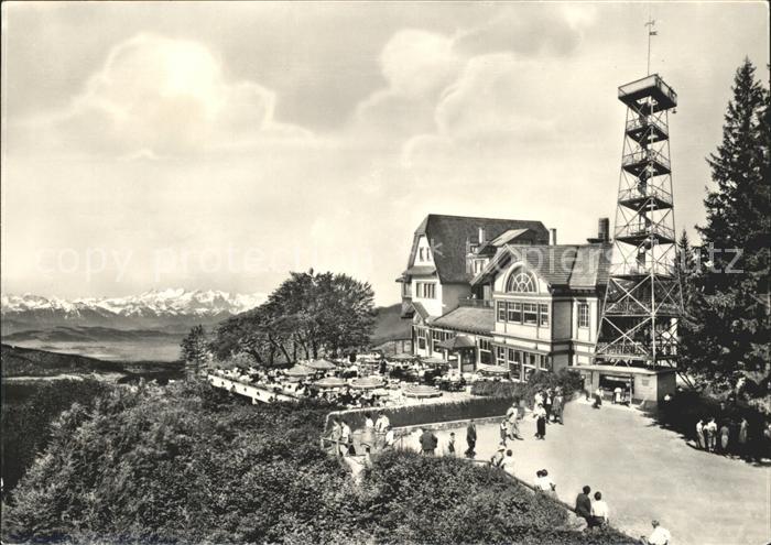 11657864 Uetliberg Zuerich Berghaus Uto-Kul Aussichtsturm Alpen