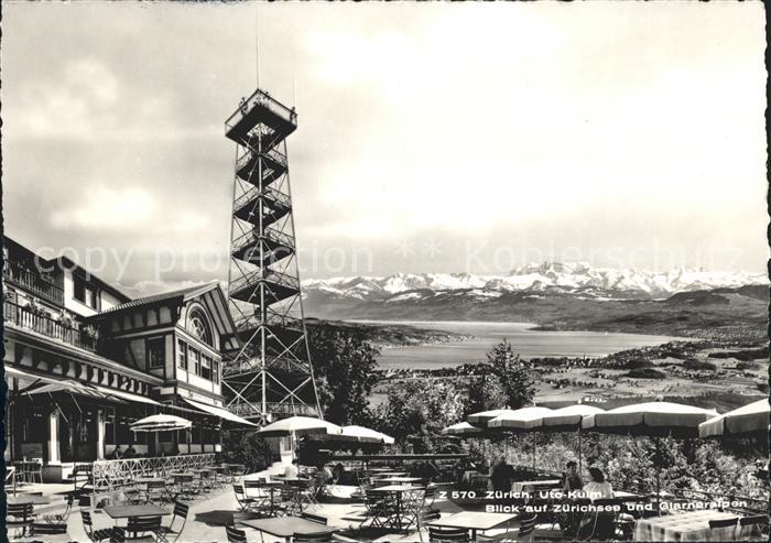 11657932 Uto Kulm Restaurant Aussichtsturm Zuerichsee Glarneralplen