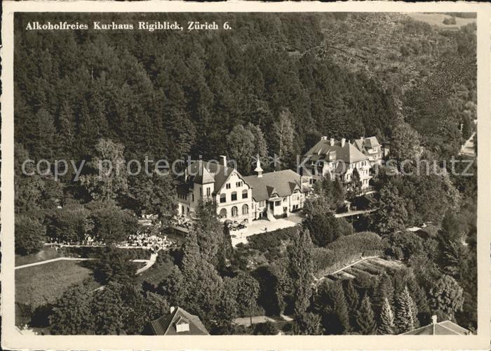 11657947 Zuerich Fliegeraufnahme Alkoholfreies Kurhaus Rigiblick