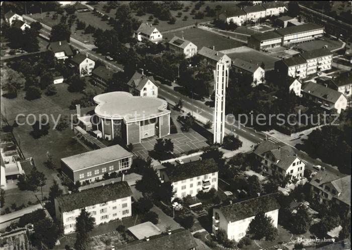 11657973 Wuelflingen Winterthur Photo aérienne de l'église Saint-Laurentius