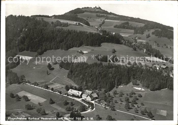 11658008 Hinwil Photo aérienne du Kurhaus Hasenstrick au Bachtel Buechli-Hess