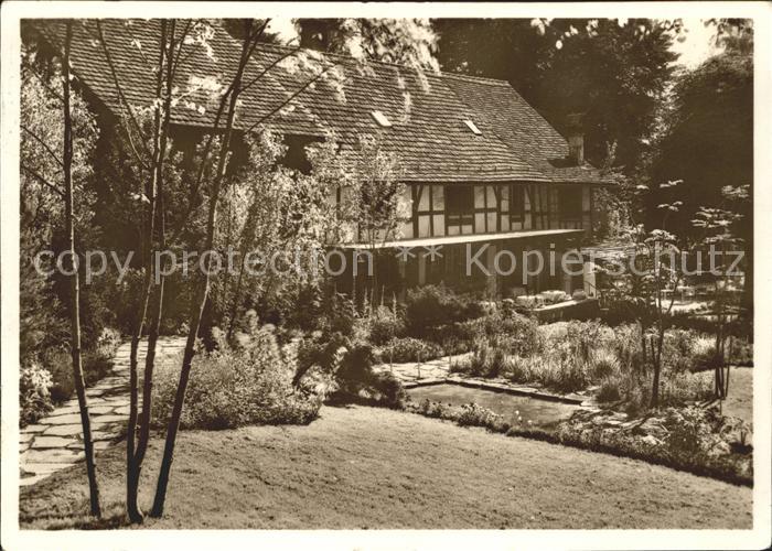 11658207 Zuerich ZUGA 1933 Garten beim Riegelhaus Eugen Fritz & Co.