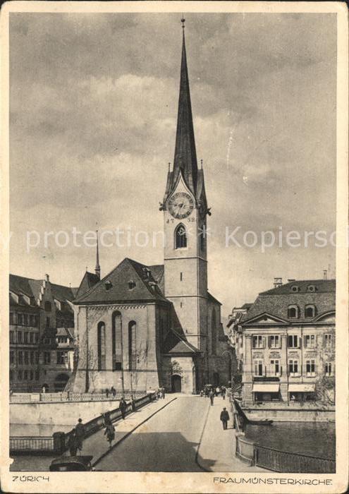 11666001 Zuerich Fraumuensterkirche