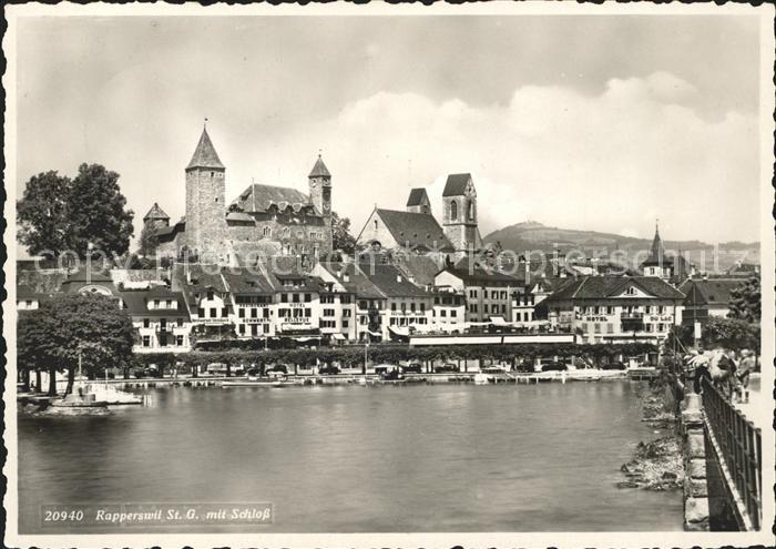 11666047 Rapperswil SG am Zuerichsee mit Schloss