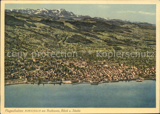 11666162 Photo aérienne de Rorschach Lac de Constance avec Saentis