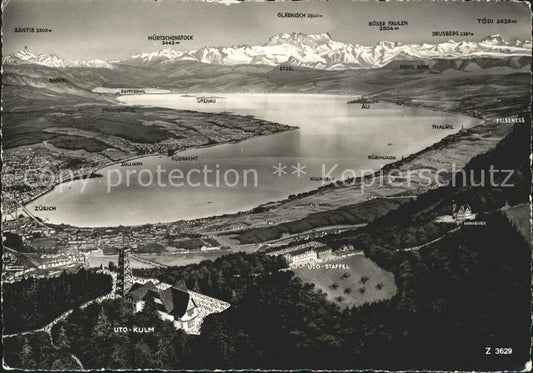 11666330 Zuerichsee Panoramakarte