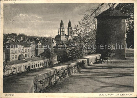 11666334 Zuerich Blick vom Lindenhof