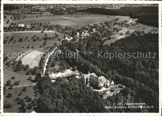 11666489 Monastère d'Oberbueren Glattburg photo aérienne