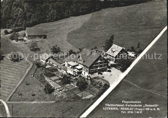 11666547 Lutenwil Toechterbund maison de vacances Heimetli photo d'aviateur