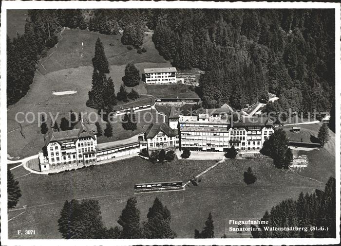 11652927 Photo aérienne du sanatorium de Walenstadtberg