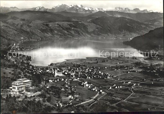 11654455 Unteraegeri Hotel Waldheim photo aérienne panoramique