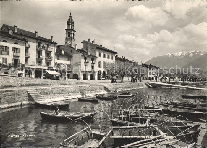 11654759 Ascona TI Hafenpanorama