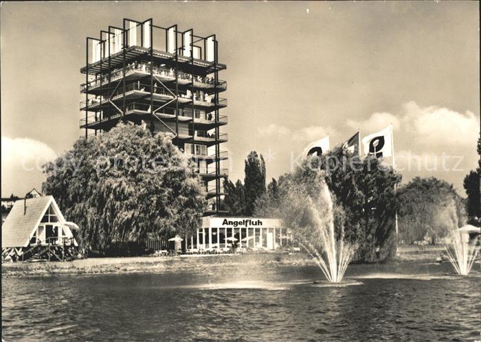 11655575 Zuerich SAFFA-Ausstellung Wohnturm und Restaurant Angelfluh