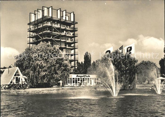 11655575 Zuerich SAFFA-Ausstellung Wohnturm und Restaurant Angelfluh