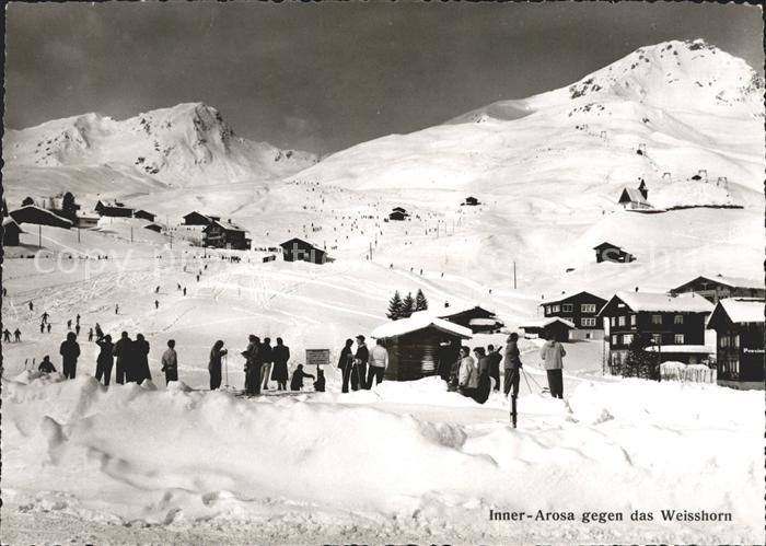 11655840 Arosa GR Inner Arosa gegen das Weisshorn