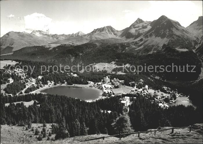 11655948 Arosa GR Obersee mit Untersee