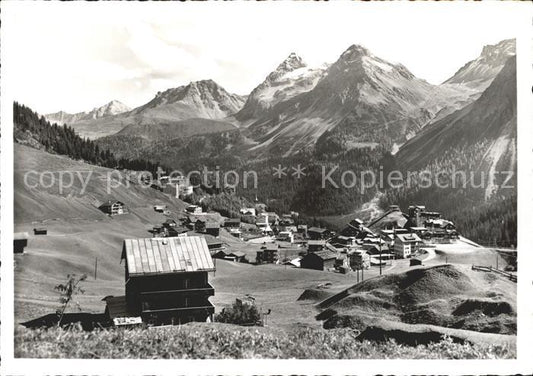 11656041 Arosa GR Kulm mit Furkagruppe