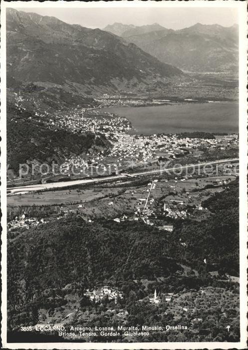 11656222 Locarno TI Arcegno Losone Muralto photo d'aviateur